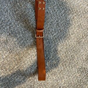 Genuine Leather Camel belt, women, size M, Mango